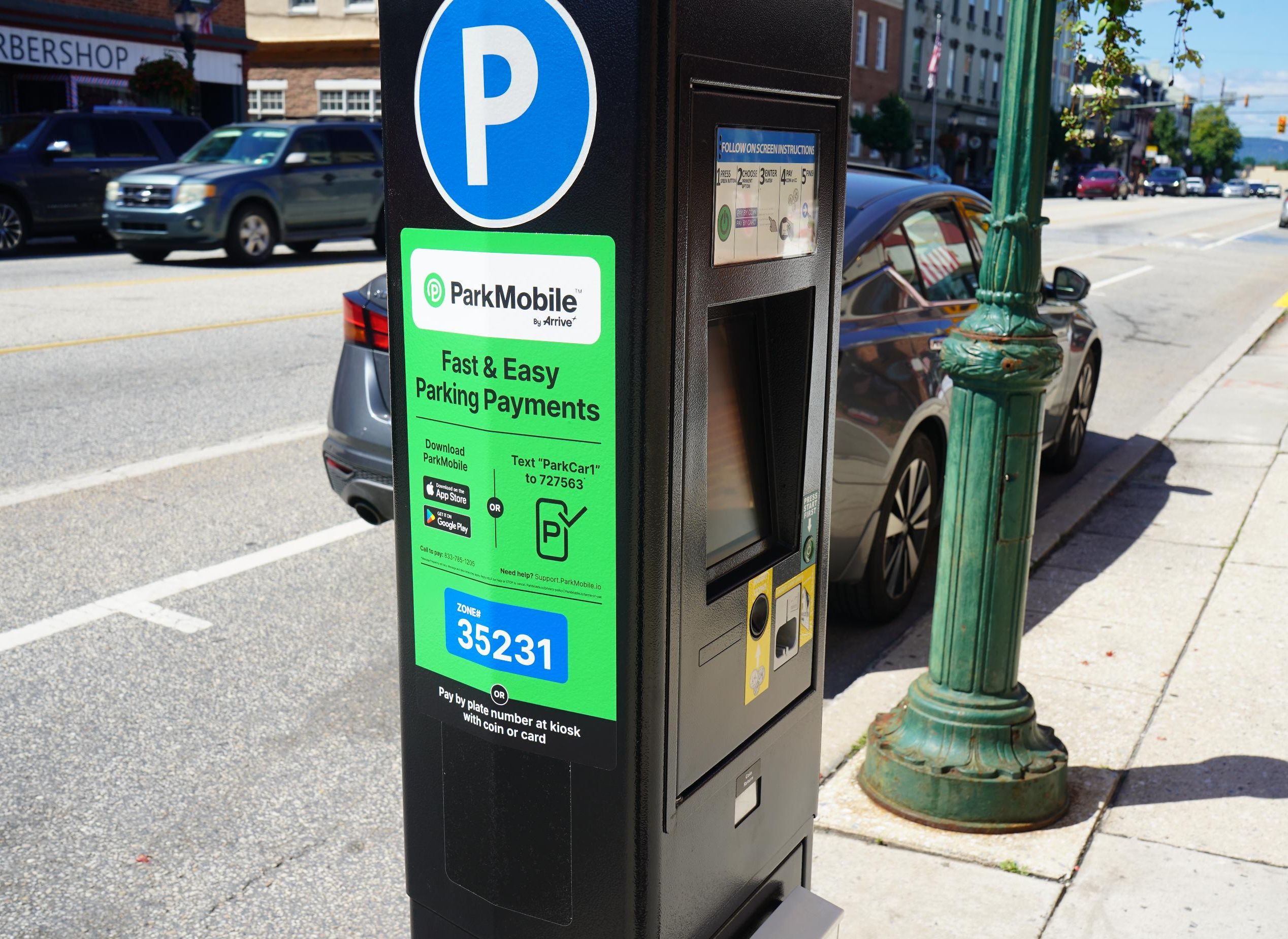 Picture of Parking Kiosk on street
